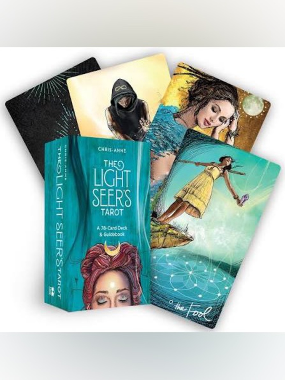 The Light Seer's Tarot Deck - Teal Illustrated Tarot Cards
